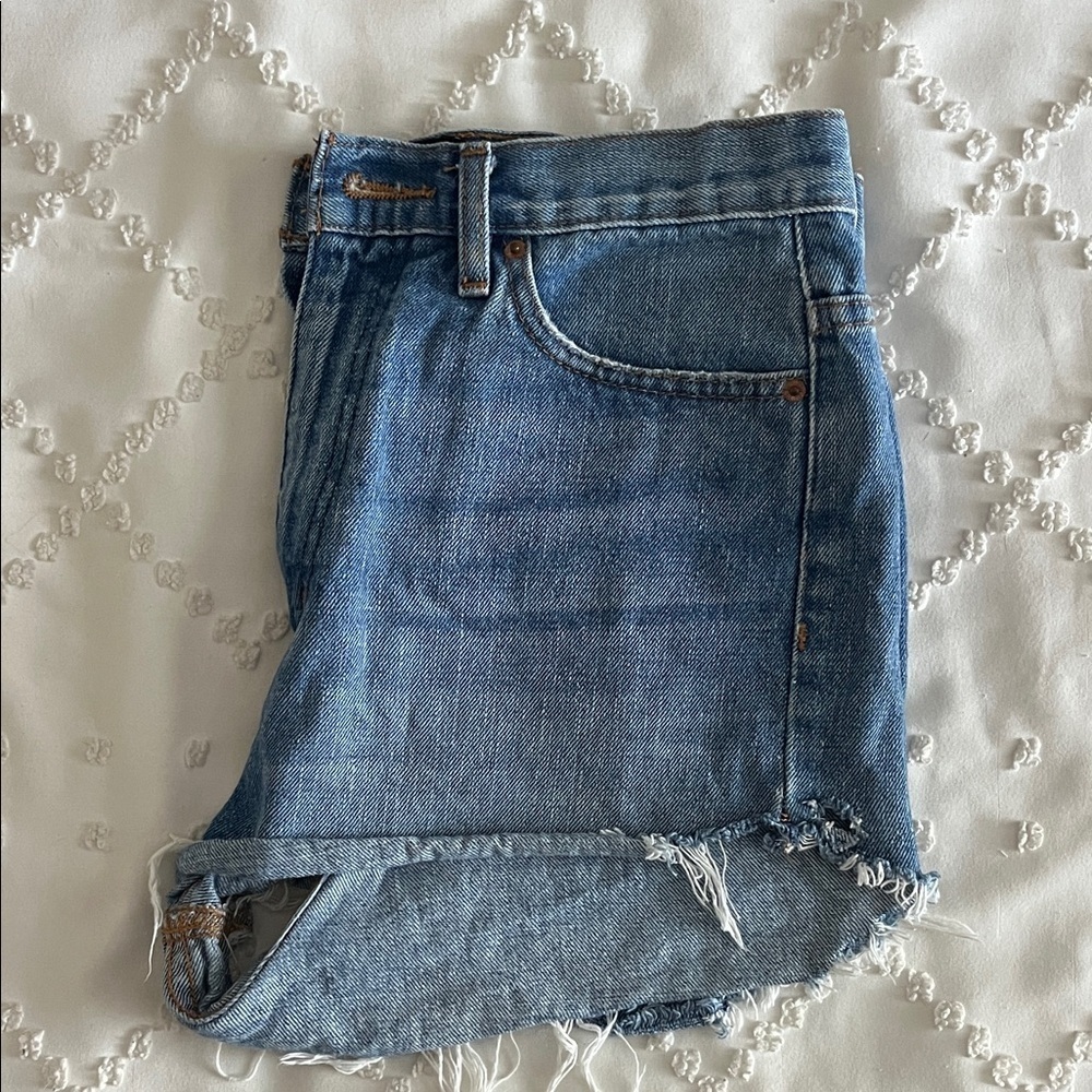 BDG Women's Light Blue Jean Shorts - Picture 6 of 10